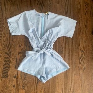 Cute blue romper from Urban Outfitters